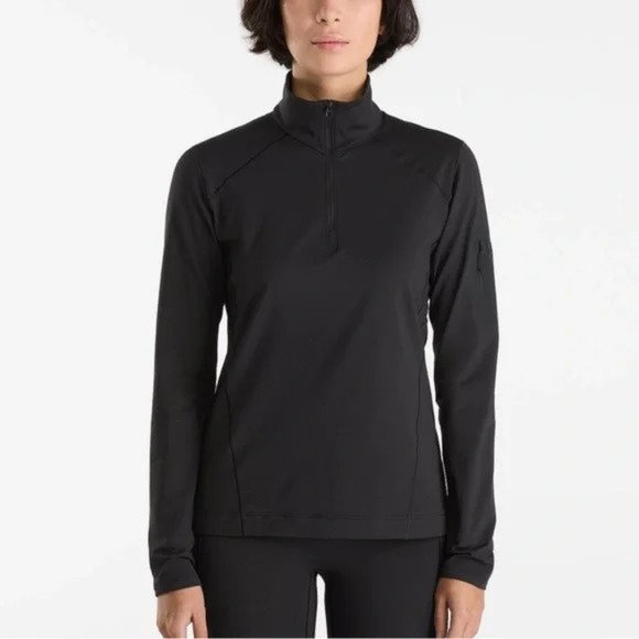 Arc'teryx Lightweight Black Base Layer Women's Sz Small - Picture 1 of 7